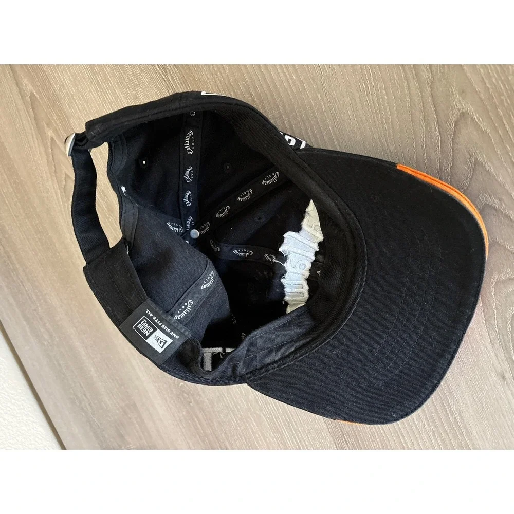 Callaway Golf New‎ Era Hat Mens Black HX Tour FT-3 Adjustable Baseball Cap Golf